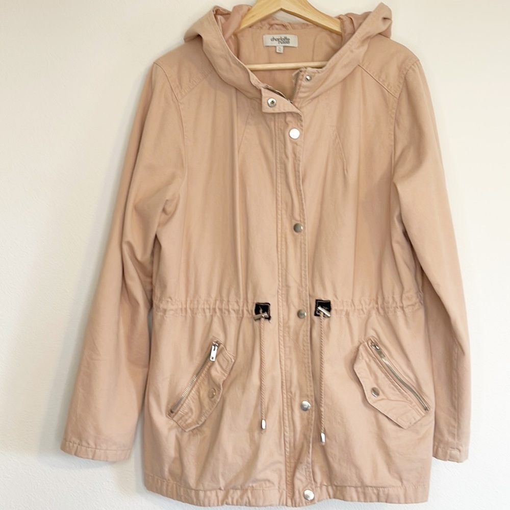 Charlotte Russe cotton anorak jacket